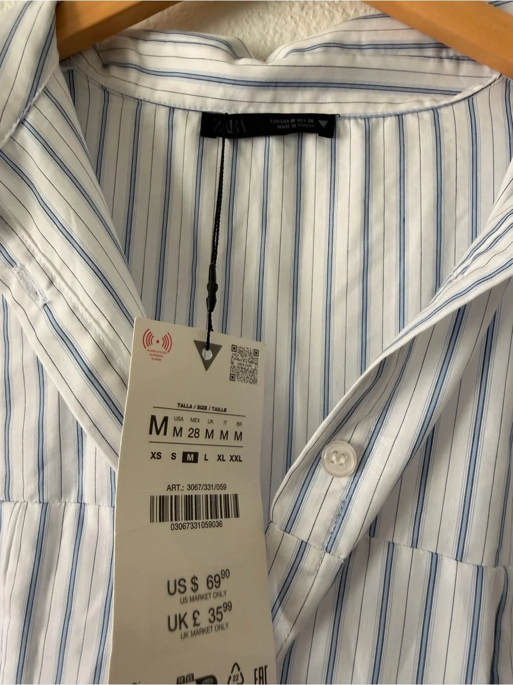 Zara crisp shirt